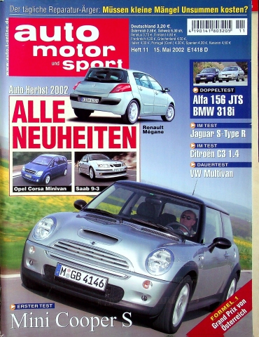 Deckblatt Auto Motor und Sport (11/2002)